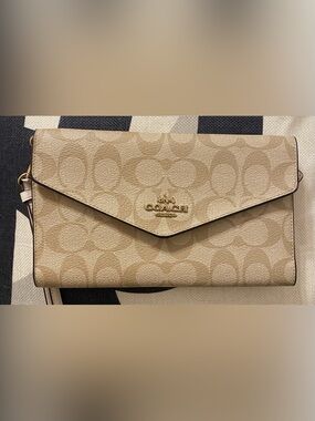 Coach Monogram Wristlet